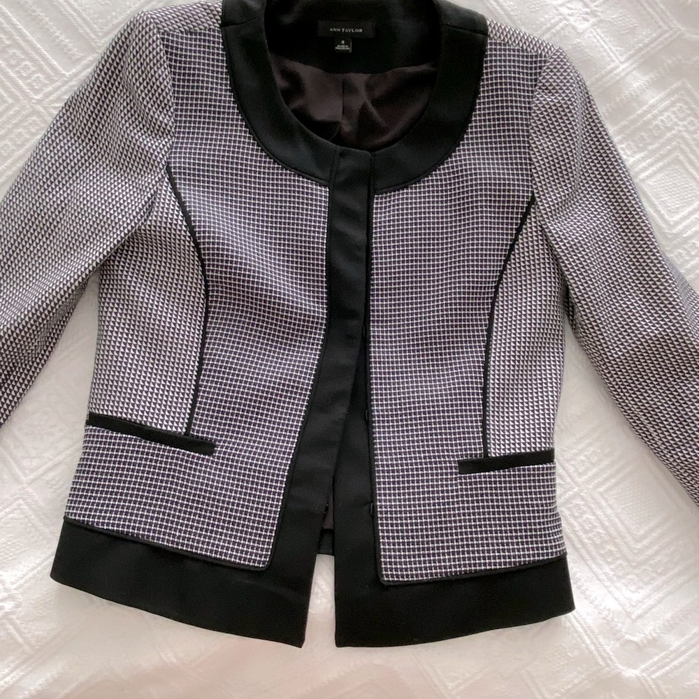 Channel style jacket and skirt